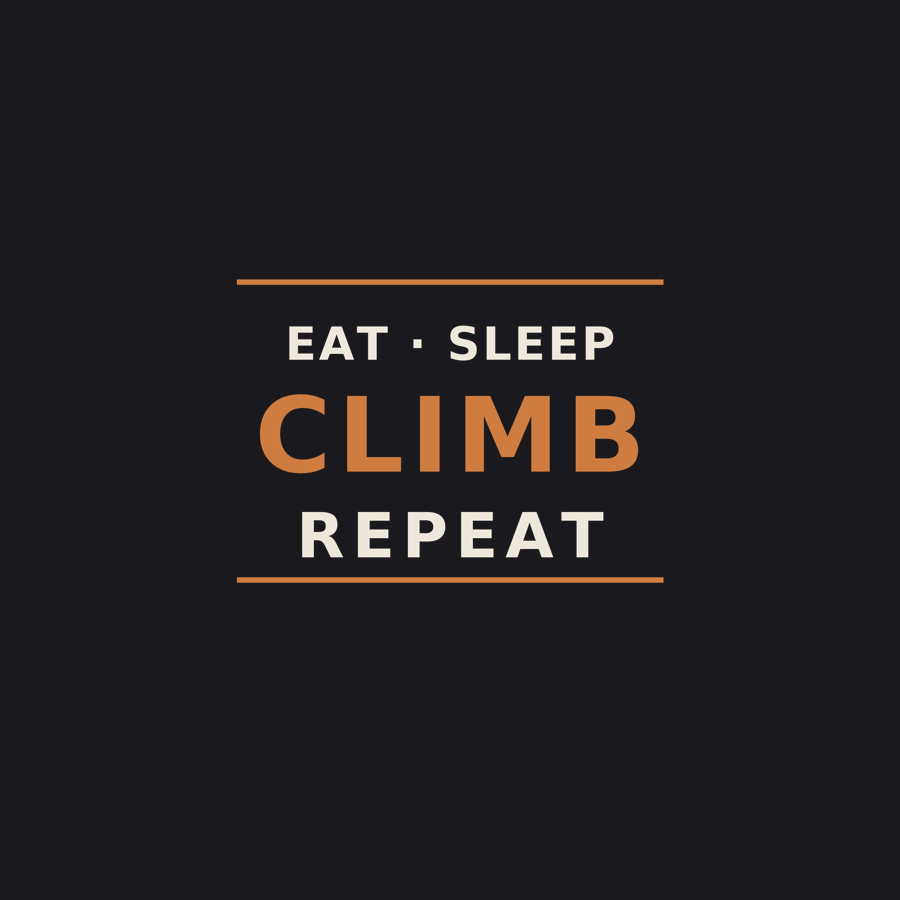 Eat Sleep Climb Repeat — Tee